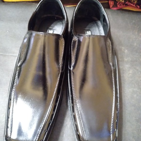 Stacy Adams CASSIDY Mens Black 20118-001 Slip On Casual Dress Shoes 6M - Picture 2 of 4